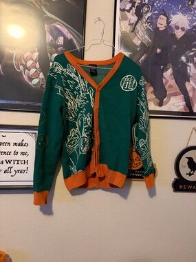 SOLD💢Dragon ball z Box Lunch exclusive sweater cardigan